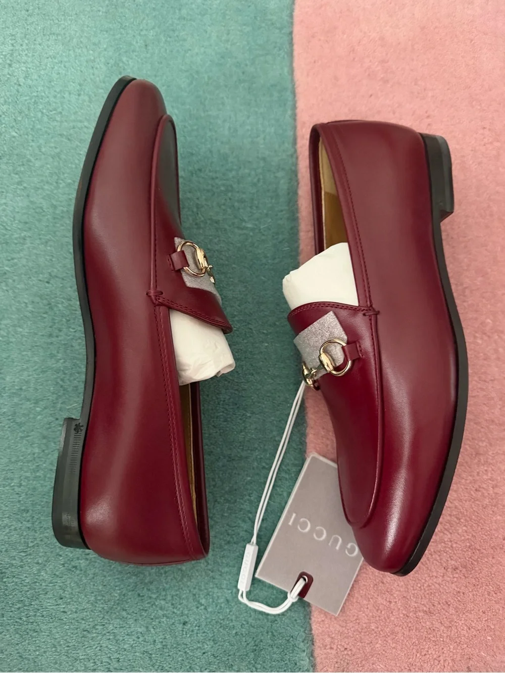 Gucci Leather Horsebit Loafers
